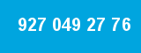 927 049 27 76 927 049 27 76